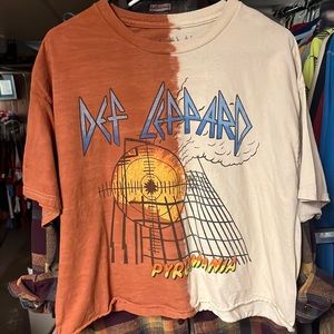Def Leppard split shirt